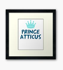 PRINCE ATTICUS T-SHIRT Framed Print