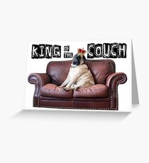 King of the Couch Greeting Card