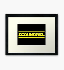 Scoundrel Framed Print