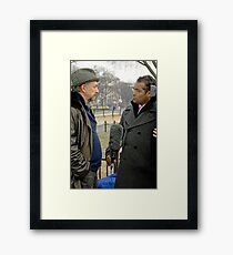 Interview Framed Print