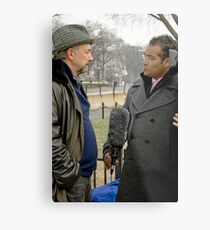 Interview Metal Print