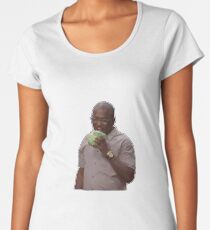hannibal buress eating lettuce // cabbage - eric andre show Women's Premium T-Shirt