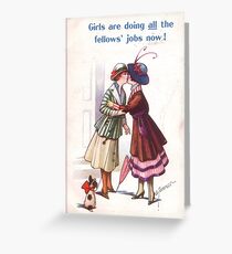 Lesbian Suffragettes Greeting Card