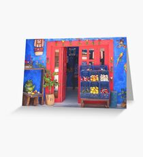 Mexican Storefront Greeting Card