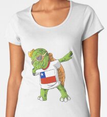 Chile Dabbing Turtle Women's Premium T-Shirt