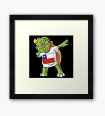 Chile Dabbing Turtle Framed Print