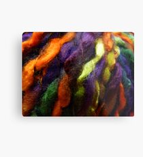 Colorful yarn Metal Print