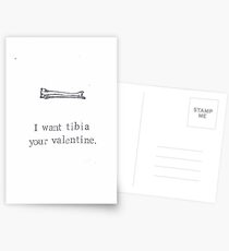 I Want Tibia Your Valentine Postcards