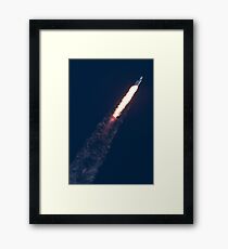 SpaceX Falcon Heavy Launch Framed Print