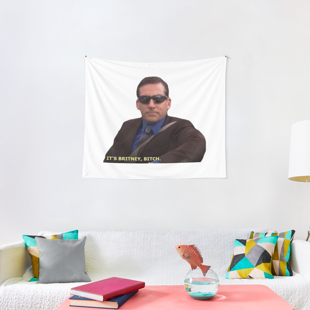 Michael Scott Meme Funny Tapestry
