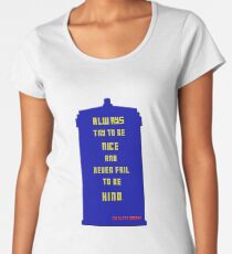 Twelfth Doctor Last Words 2 Women's Premium T-Shirt