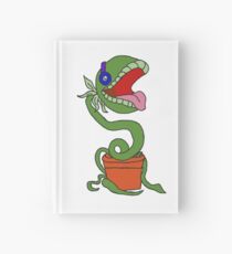 Flytrap wearing headphones Hardcover Journal