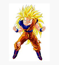 Goku SSJ3 DBZ Photographic Print
