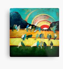 He made the Son to Shine on All Metal Print