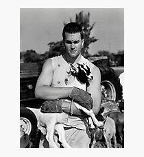 Tom Brady The Goat (High Definition B&W) Photographic Print