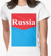 Russia, #Russia, Russian Federation, #RussianFederation, Российская Федерация, #РоссийскаяФедерация, Россия, #Россия Women's Fitted T-Shirt