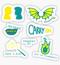 Carry On Rainbow Rowell Snowbaz Stickers Sticker