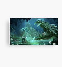 Lienzo Fantasma fósil subnautica