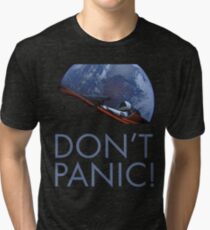 Spacex DON'T PANIC Tri-blend T-Shirt