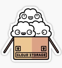 Cloud storage Sticker