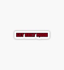 get rekt noob gaming geek Sticker