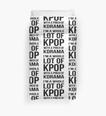 A LOT OF KPOP - WHITE Duvet Cover