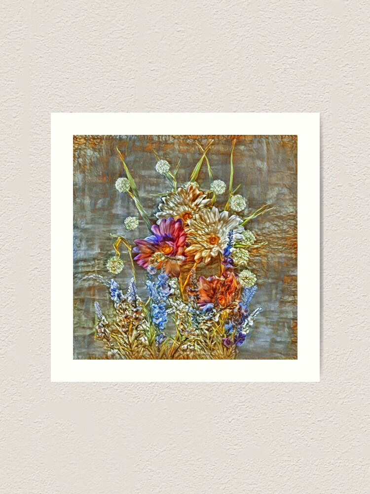 Alternate view of Flowers Art Print
