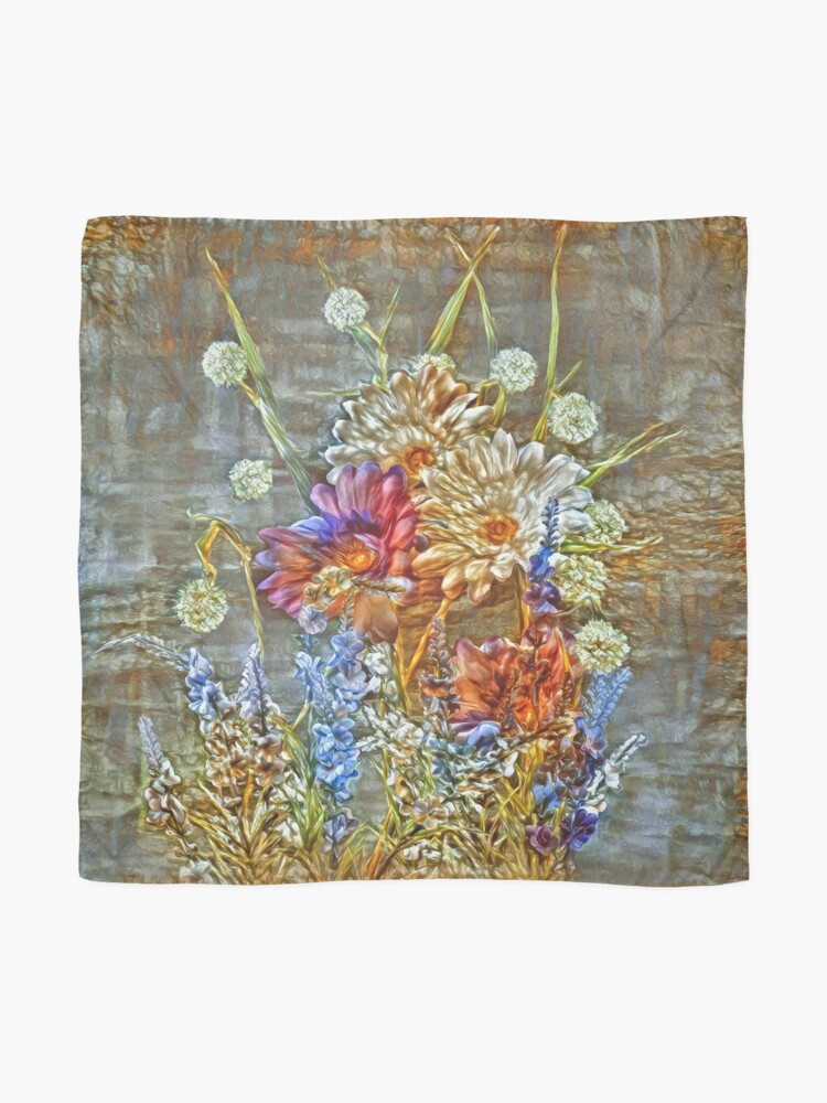 Alternate view of Flowers Scarf