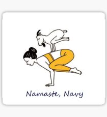 USNA Yoga Sticker