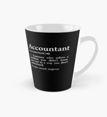 Accountant Definition Meaning Wizard Funny Accounting Gift Tall Mug