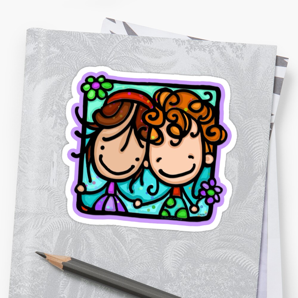 best friends forever bff sister love girl power sticker by