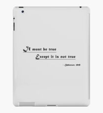 Funny or dumb? iPad Case/Skin