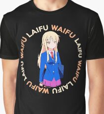 Waifu Laifu Inspired Shirt Graphic T-Shirt