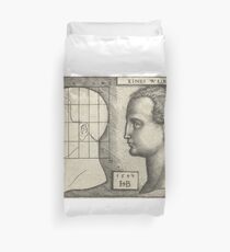 Drawing Chart by Albrecht Durer Duvet Cover
