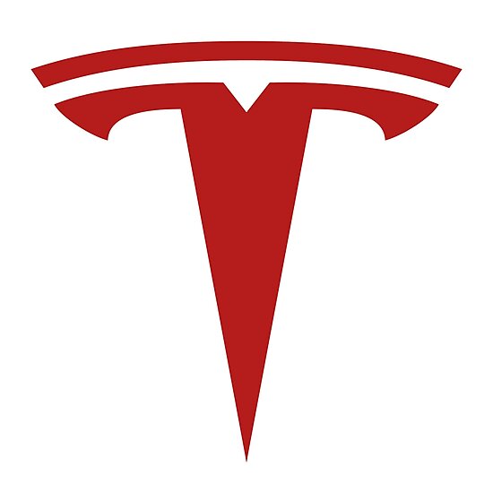 "Tesla Logo" Fotodruck von CarlDerGrosse | Redbubble