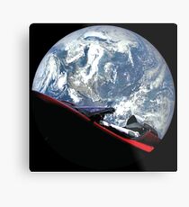 Lámina metálica SpaceX Starman