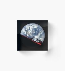 SpaceX Starman Acrylic Block