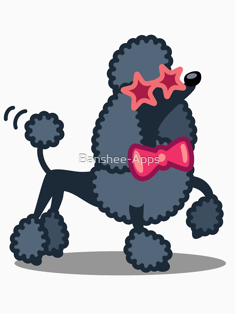 Funny Poodle Tshirt - Dog Gift Ideas for Toy Poodle and Miniature Poodle lovers by Banshee-Apps