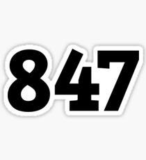 847 Sticker
