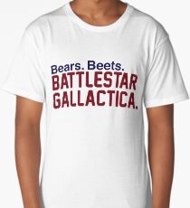 Bears. Beets. Battlestar Gallactica. Long T-Shirt
