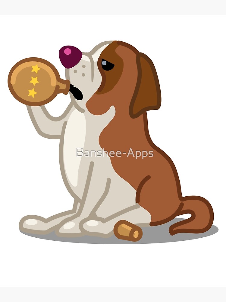 Funny Saint Bernard Tshirt - Dog Gift Ideas for St Bernard and St.Poodle lovers by Banshee-Apps