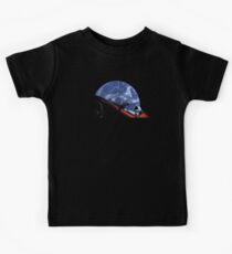 Starman in Tesla Roadster im Weltraum Kinder T-Shirt