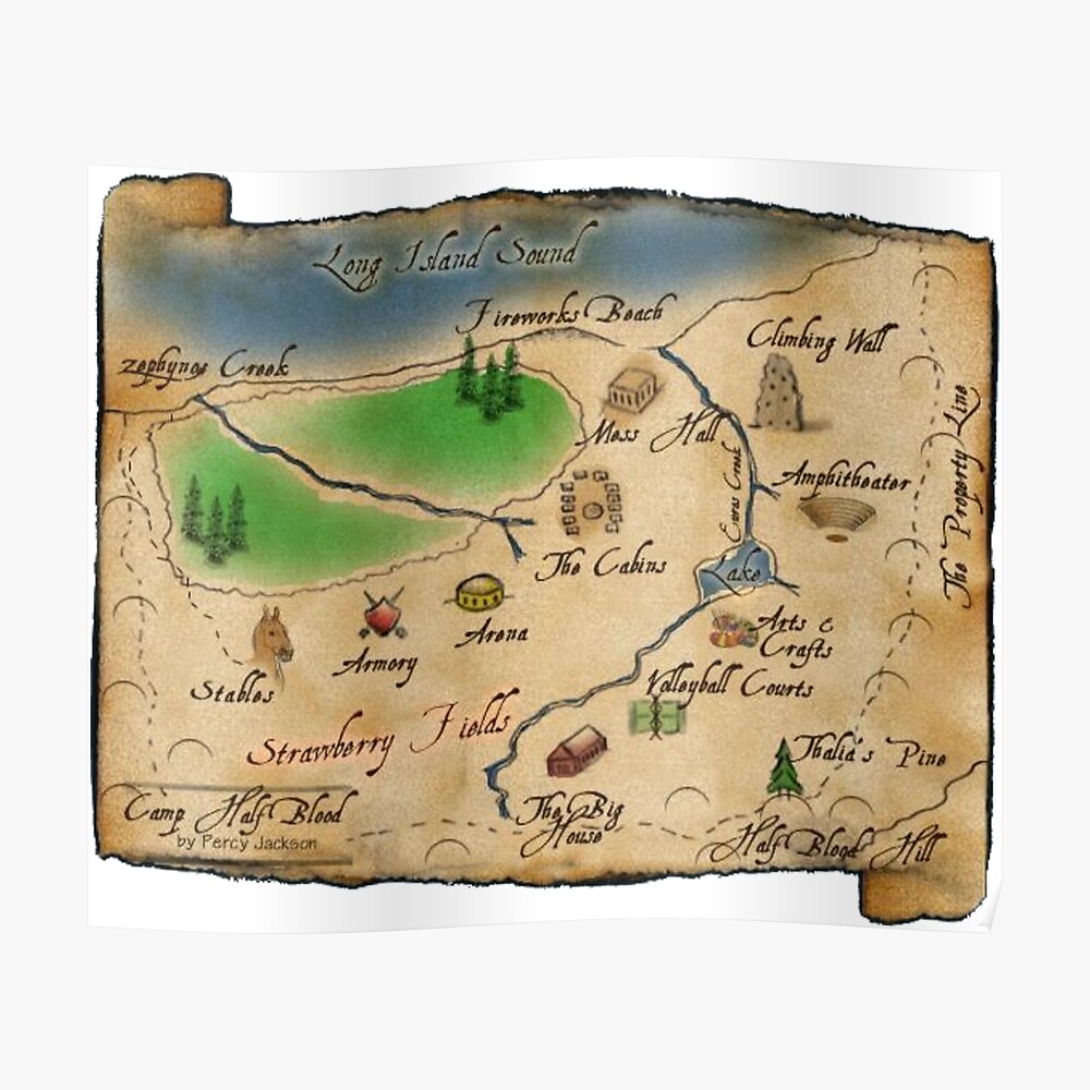 Camp Half Blood Map