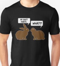 Mein Hintern schmerzt Kaninchen T-shirt Slim Fit T-Shirt