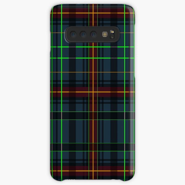 Tartan in blau, orange, grüne... Samsung Galaxy Leichte Hülle