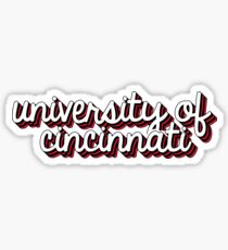 University of Cincinnati Retro Sticker