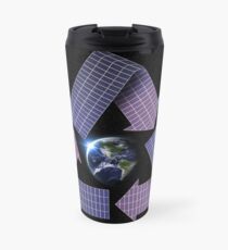 Solar Panel Earth Recycle Travel Mug