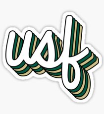 USF Retro Sticker