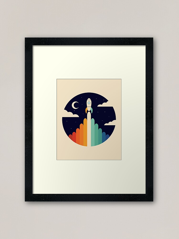 Alternate view of Up Framed Art Print