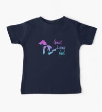 Great Lakes Girl Ombre Souvenir Baby Tee